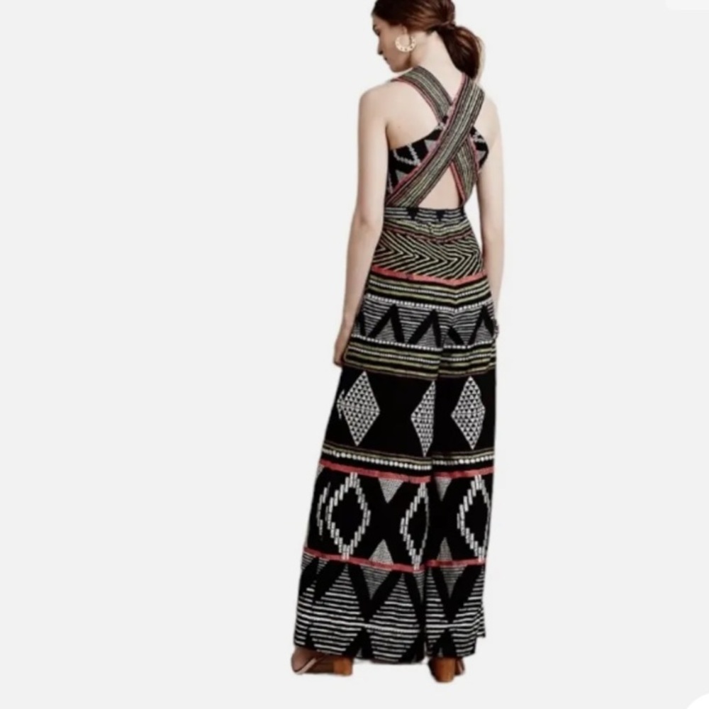 Elevenses cross cross wide leg patterned Jumper